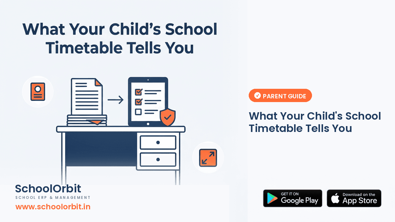 What Your Child's School Timetable Tells You