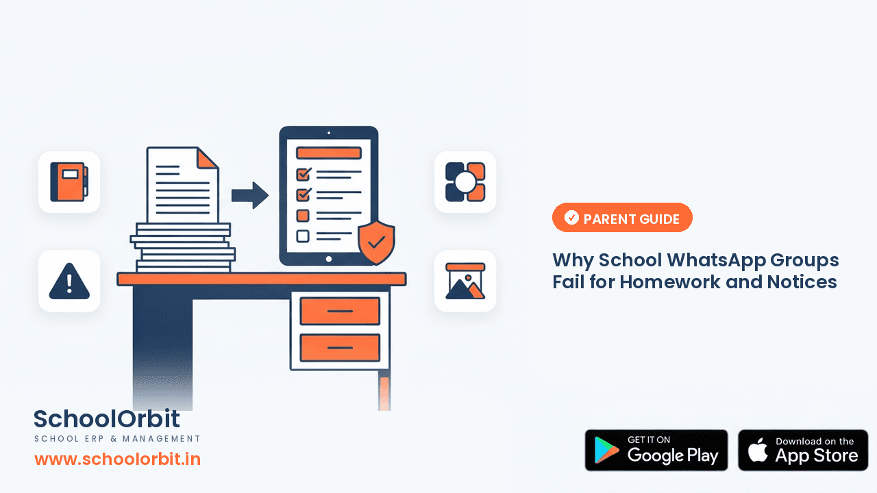 Why School WhatsApp Groups Fail for Homework and Notices
